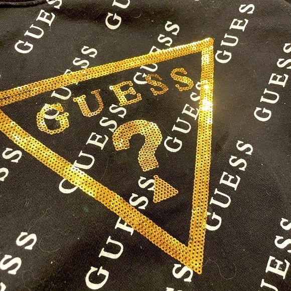 GUESS Cropped sweatshirt  top - Picture 2 of 4